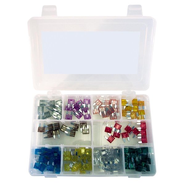 K-Tool International Automotive Fuse Kit, 120 Fuses Included 2 A to 30 A, Not Rated KTI00081